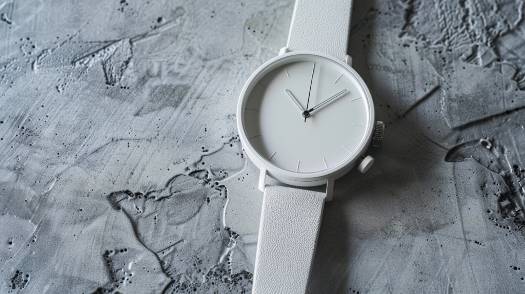 xfactor 94342 flat lay of a single luxury wristwatch on soft gr bfb0407f b0fb 43e4 b328 5bdd95ca7b79