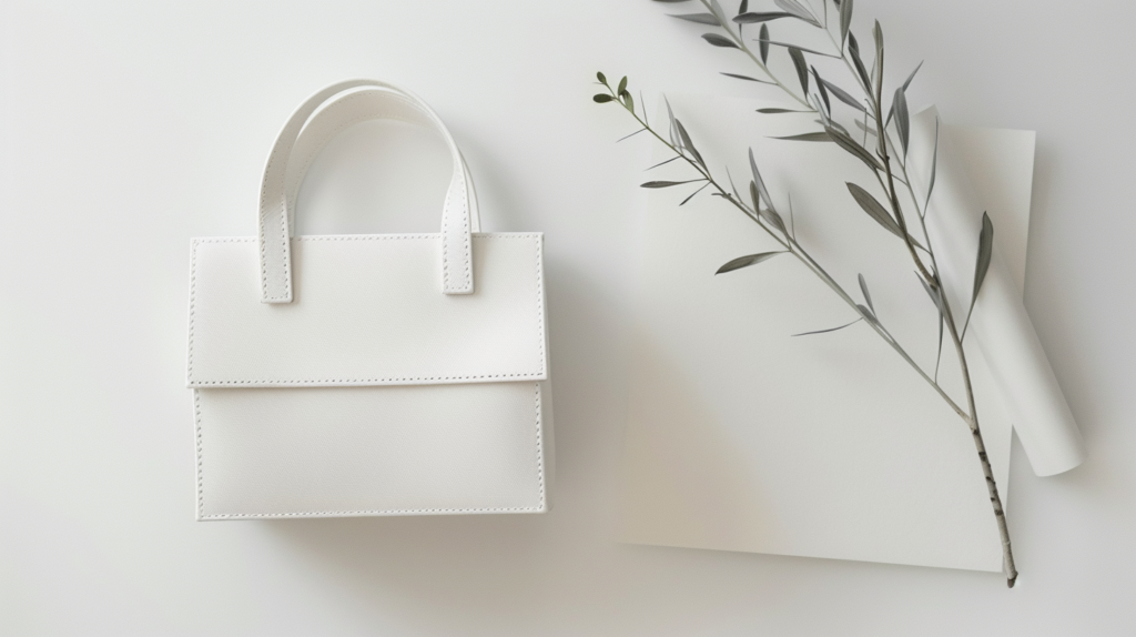 xfactor 94342 flat lay of a single structured leather handbag b 0211576c 7ab8 466a 92f4 856763a0b2fd